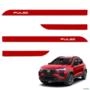 Jogo de Friso Lateral Pulse 2021 a 2024 Vermelho Montecarlo Imagem Jogo de Friso Lateral Pulse 2021 a 2024 Vermelho Montecarlo