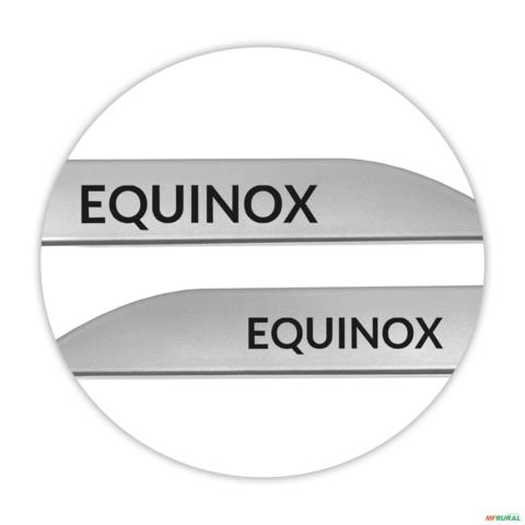 Imagem Jogo de Friso Lateral Equinox 2018 a 2023 Prata Shark Imagem Jogo de Friso Lateral Equinox 2018 a 2023 Prata Shark