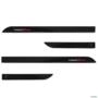 Jogo de Friso Lateral Tiggo 8 Pro 2021 a 2024 Preto Metalico Imagem Jogo de Friso Lateral Tiggo 8 Pro 2021 a 2024 Preto Metalico