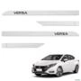 Jogo de Friso Lateral Versa 2017 a 2024 Branco Diamond Imagem Jogo de Friso Lateral Versa 2017 a 2024 Branco Diamond