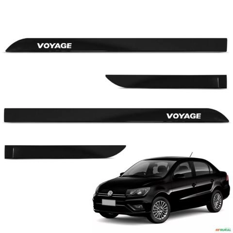 Jogo de Friso Lateral Voyage 2013 A 2023 Preto Ninja Imagem Jogo de Friso Lateral Voyage 2013 A 2023 Preto Ninja