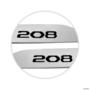 Jogo de Friso Lateral Peugeot 208 2013 A 2025 Cinza Artense Imagem Jogo de Friso Lateral Peugeot 208 2013 A 2025 Cinza Artense