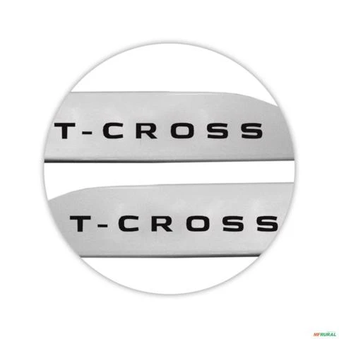 Jogo de Friso Lateral T-Cross 2020 A 2024 Prata Sargas