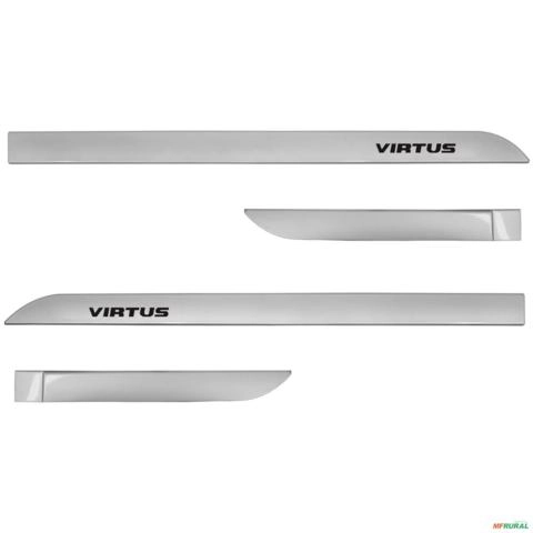 Jogo de Friso Lateral Virtus 2018 A 2026 Prata Tungstenio Imagem Jogo de Friso Lateral Virtus 2018 A 2026 Prata Tungstenio