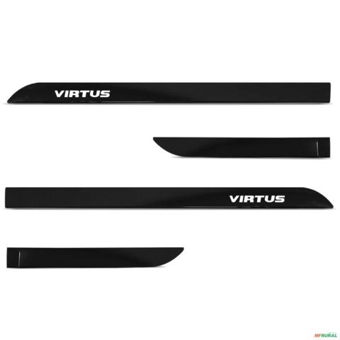 Jogo de Friso Lateral Virtus 2018 A 2026 Preto Ninja Imagem Jogo de Friso Lateral Virtus 2018 A 2026 Preto Ninja