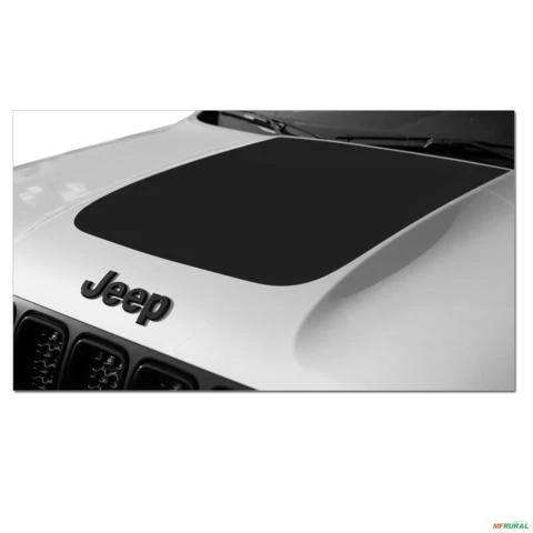 Adesivo Faixa de Capô Jeep Renegade 2016 a 2022 Blackout Preto