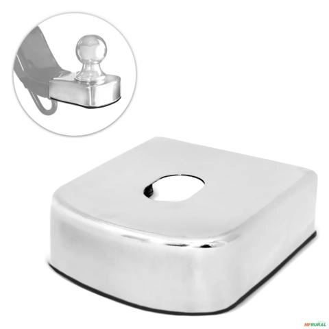 Acabamento Cromado para Engate Reboque com 4 Polegadas Imagem Acabamento Cromado para Engate Reboque com 4 Polegadas