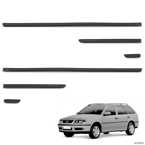 Jogo de Friso Lateral Gol Parati 1994 a 1997 Preto Modelo Original Imagem Jogo de Friso Lateral Gol Parati 1994 a 1997 Preto Modelo Original