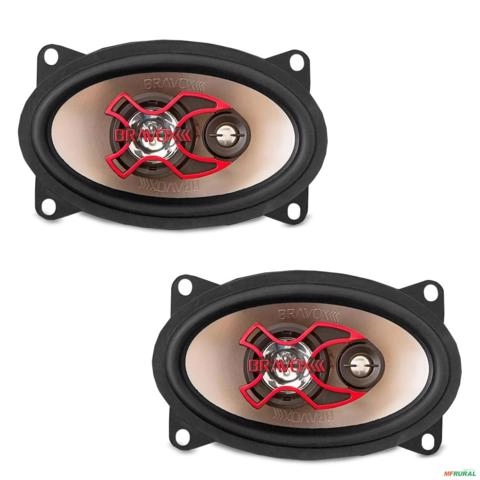 Par Alto Falante 4x6 Triaxial 80 RMS Linha X B3X46X Bravox Imagem Par Alto Falante 4x6 Triaxial 80 RMS Linha X B3X46X Bravox