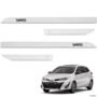 Jogo de Friso Lateral Yaris 2018 A 2025 Branco Lunar Imagem Jogo de Friso Lateral Yaris 2018 A 2025 Branco Lunar