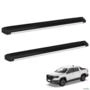 Estribo Lateral Rampage 2023 a 2025 Aluminio Preto Frente Polida Bepo Imagem Estribo Lateral Rampage 2023 a 2025 Aluminio Preto Frente Polida Bepo