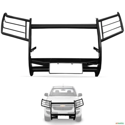 Grade Frontal S10 Trailblazer 2012 a 2026 Com Base De Guincho Aço Carbono Imagem Grade Frontal S10 Trailblazer 2012 a 2026 Com Base De Guincho Aço Carbono
