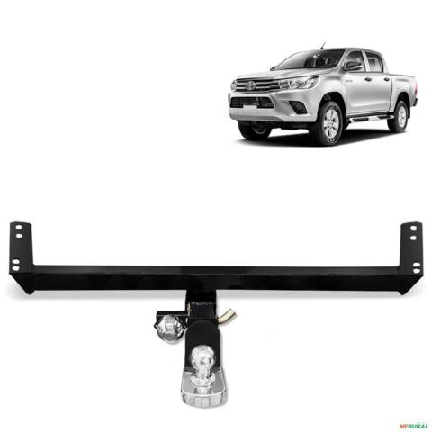 Engate Reboque Hilux 2005 a 2026 Rabicho Removivel 1500 kg Imagem Engate Reboque Hilux 2005 a 2026 Rabicho Removivel 1500 kg