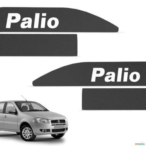 Jogo de Friso Lateral Palio 2001 a 2011 Preto Texturizado Imagem Jogo de Friso Lateral Palio 2001 a 2011 Preto Texturizado