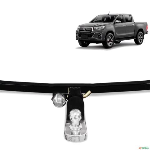 Engate Reboque Hilux 2005 a 2025 Rabicho Removivel 2100 kg Imagem Engate Reboque Hilux 2005 a 2025 Rabicho Removivel 2100 kg