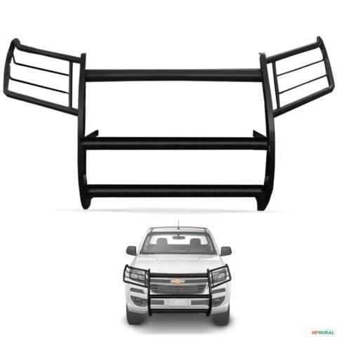 Grade Frontal S10 Trailblazer 2012 a 2026 Preto Aço Carbono Gtnox Imagem Grade Frontal S10 Trailblazer 2012 a 2026 Preto Aço Carbono Gtnox
