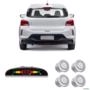 Sensor de Estacionamento Ré 4 Pontos 18.5mm Prata Roadstar Imagem Sensor de Estacionamento Ré 4 Pontos 18.5mm Prata Roadstar
