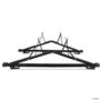 Rack de Teto Para Longarina Suporte 2 Escadas Preto Universal 80kg Imagem Rack de Teto Para Longarina Suporte 2 Escadas Preto Universal 80kg