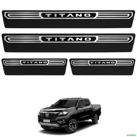 Jogo de Soleira Premium Titano 2024 2025 Escovada 4 Portas Imagem Jogo de Soleira Premium Titano 2024 2025 Escovada 4 Portas