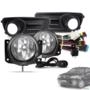 Kit Farol de Milha Palio Fire Economy 2010 a 2017 Botão Universal Moldura Preto Imagem Kit Farol de Milha Palio Fire Economy 2010 a 2017 Botão Universal Moldura Preto