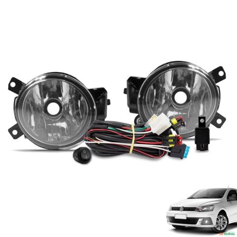 Kit Farol de Milha Gol Voyage G7 2017 2018 Botão Tic Tac Imagem Kit Farol de Milha Gol Voyage G7 2017 2018 Botão Tic Tac