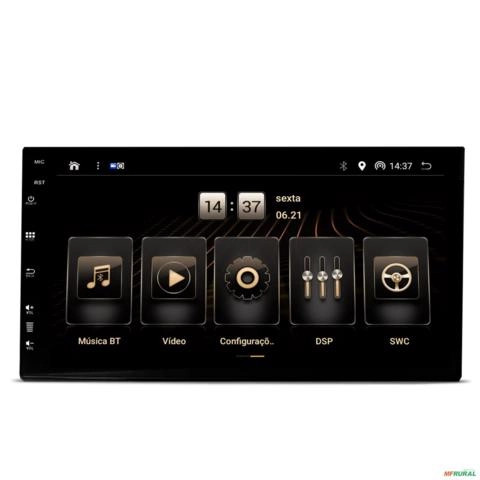 Central Multimídia 7 Polegadas Android RS720BR GPS Wifi Bluetooth Carplay Imagem Central Multimídia 7 Polegadas Android RS720BR GPS Wifi Bluetooth Carplay