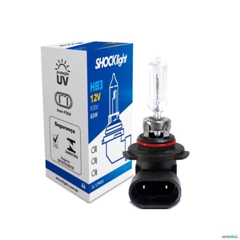 Lâmpada Halogena Standart HB3 60W P20D 3200k Shocklight Imagem Lâmpada Halogena Standart HB3 60W P20D 3200k Shocklight