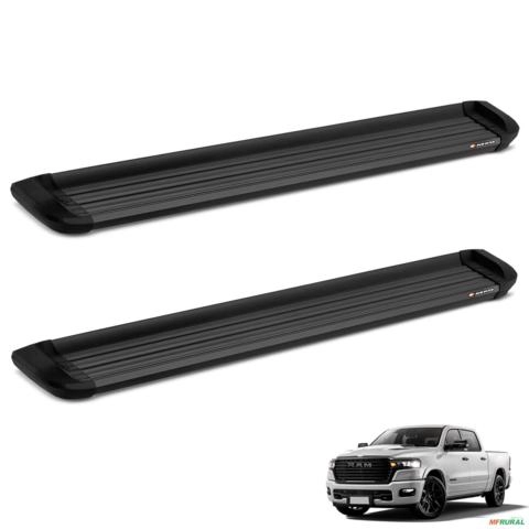 Estribo Lateral Classic 1500 2021 a 2025 My Trip Aluminio Preto Keko Imagem Estribo Lateral Classic 1500 2021 a 2025 My Trip Aluminio Preto Keko