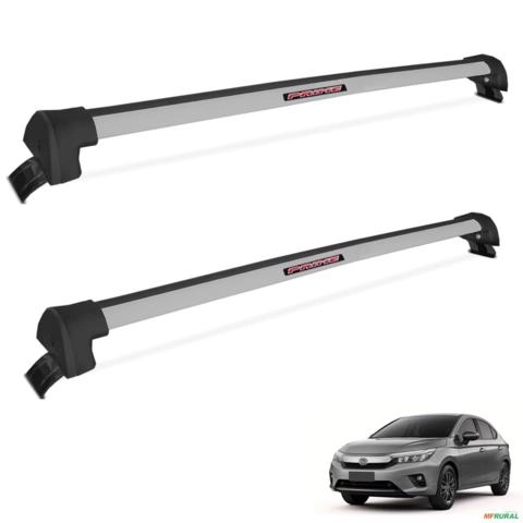 Rack De Teto Travessa City 2015 a 2025 Alumínio Prata Imagem Rack De Teto Travessa City 2015 a 2025 Alumínio Prata