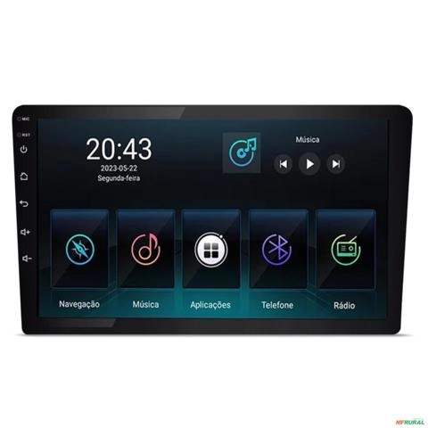 Central Multimídia Android 9 Polegadas Carplay Android Auto BT USB 2gb Ram Imagem Central Multimídia Android 9 Polegadas Carplay Android Auto BT USB 2gb Ram