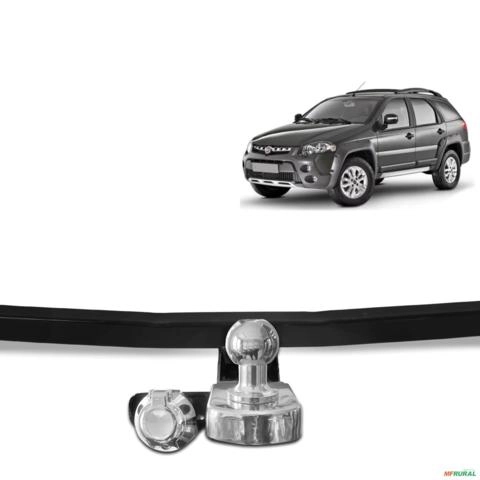 Engate De Reboque Palio 2009 a 2020 Rabicho Fixo 700 kg Imagem Engate De Reboque Palio 2009 a 2020 Rabicho Fixo 700 kg