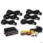 Sensor de Ré 6 Pontos Preto Fosco KX3 para Multimídia Android Universal Imagem Sensor de Ré 6 Pontos Preto Fosco KX3 para Multimídia Android Universal