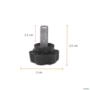 Kit com 4 Manípulo Macho M6 Preto para Extensor de Caçamba Toro Imagem Kit com 4 Manípulo Macho M6 Preto para Extensor de Caçamba Toro