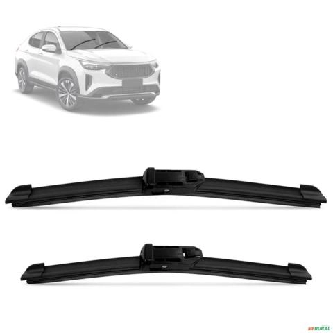 Par de Palhetas Limpador Dianteiras Universal 2008 a 2019 KX3 Imagem Par de Palhetas Limpador Dianteiras Universal 2008 a 2019 KX3