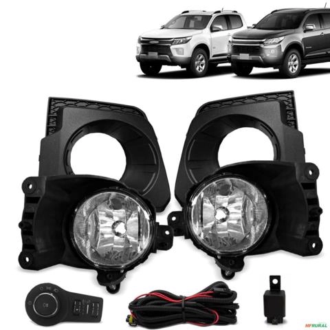 Kit Farol de Milha S10 e Trailblazer 2021 a 2024 Botão Original Shocklight Imagem Kit Farol de Milha S10 e Trailblazer 2021 a 2024 Botão Original Shocklight