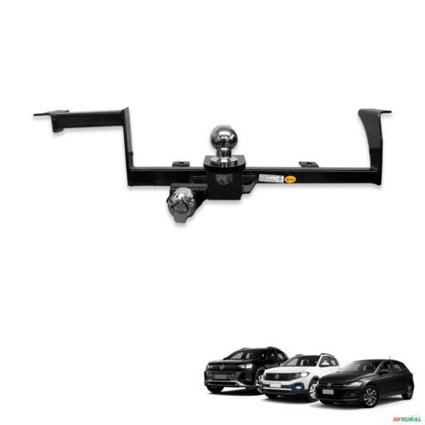 Engate de Reboque Polo T-cross Tera 2017 a 2026 Rabicho Removível 700kg Imagem Engate de Reboque Polo T-cross Tera 2017 a 2026 Rabicho Removível 700kg