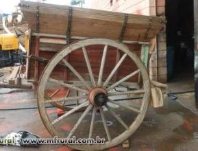 Carroção de café antigo, roda de ferro