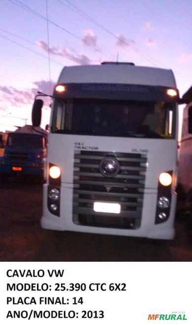CAVALO VW MODELO 25.390 CTC 6X2 PLACA FINAL 14 ,ANO /MODELO 2013 Imagem CAVALO VW MODELO 25.390 CTC 6X2 PLACA FINAL 14 ,ANO /MODELO 2013