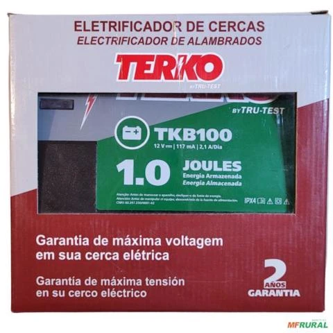 Eletrificador De Cerca Elétrica Rural Terko Tkb100