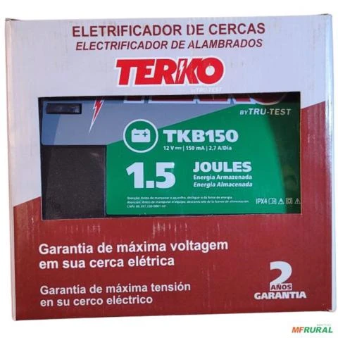 Eletrificador De Cerca Elétrica Rural Terko Tkb150