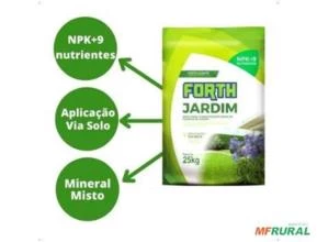 Adubo Fertilizante Forth Jardim Saco 25kg Gramado Jardineira