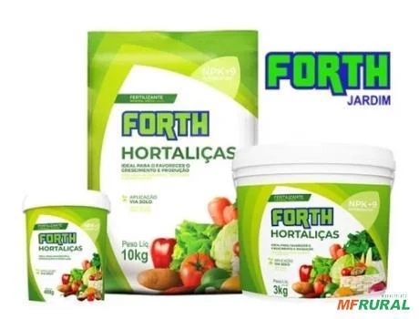 Adubo Fertilizante Forth Hortaliças 10 Kg Forth Hortas