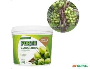 Adubo Fertilizante Forth Coqueiros Balde 3kg Alta Produção
