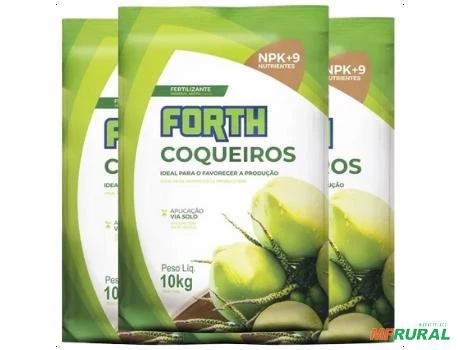 Adubo Fertilizante Forth Coqueiros Saco 10kg Alta Produção