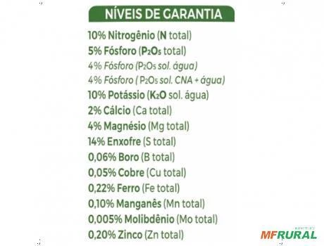 Adubo Fertilizante Forth Palmeiras Saco 10kg Crescimento Cor