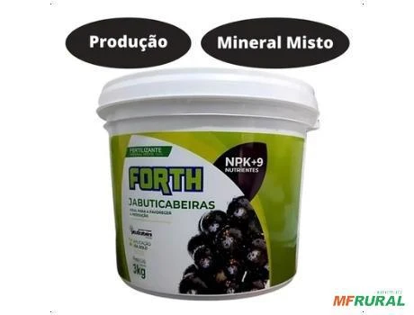 Fertilizante Forth Jabuticabeiras Balde 3 Kg Forth Jabuticab