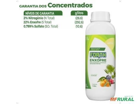 Adubo Fertilizante Forth Enxofre 1 Litro Concentrado