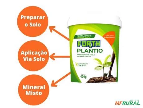 Fertilizante Adubo Forth Para Plantio Pote 400g Enraizamento