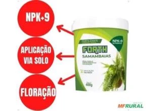 Adubo Fertilizante Forth Samambaias 400g NPK + 9 Nutrientes