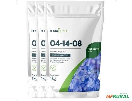 Adubo Maxgreen 04-14-08 Fertilizante Mineral Misto